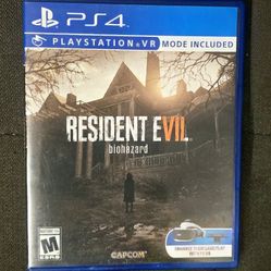 Resident Evil Biohazard for PS4
