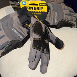Medium General Purpose Work Gloves 3 Pack
