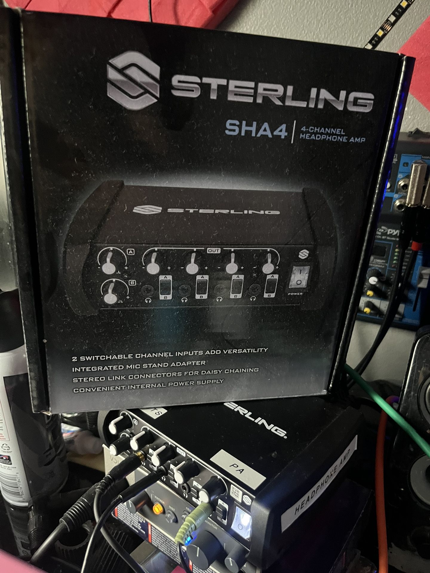 Sterling SHA4 Four Channel headphone AMP