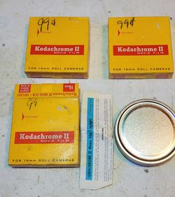Lot of 3 Kodachrome II Movie Film 16mm EX 1975