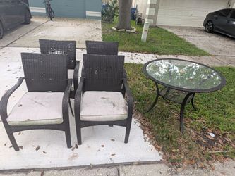 Table and 4 Chairs