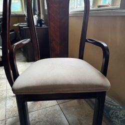 Solid Wood Table Set With Chairs 