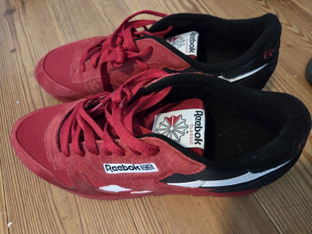 Men's Red Reebok