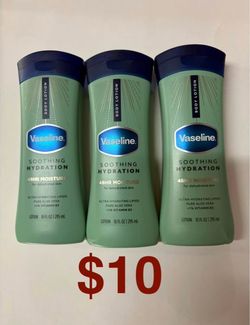 Vaseline Soothing Hydration Body Lotion 3-Pack