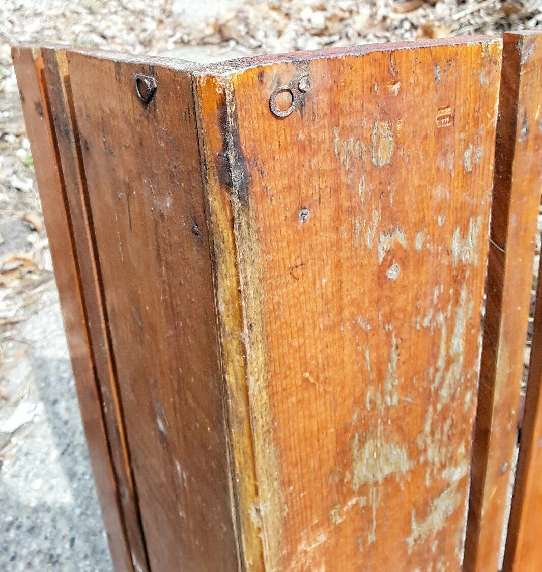 Habitant styled corner shelf primitive cottage or cabin furniture