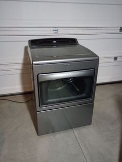 Whirlpool Gas Dryer Chrome Shadow Excellent Working Condition