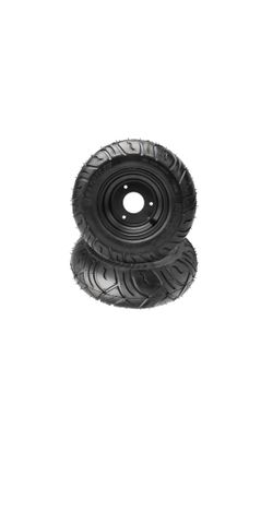 2pc 13/5.0-6 Tubeless Tires with Rims