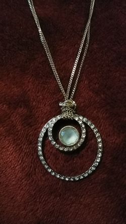 Vintage Monet Forever Circle Necklace