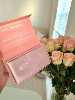 NEW! Slip Pure Silk King Pillowcase - Pink