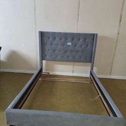 Queen Gray Bed