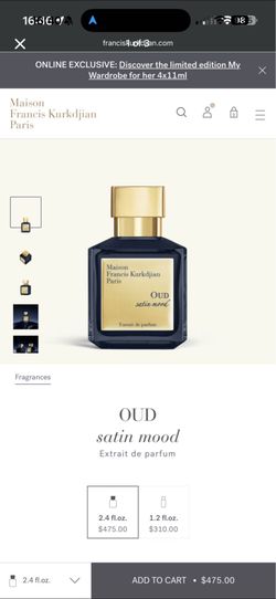 Maison Francis Kurkdjian Paris - Oud Satin Mood Extrait