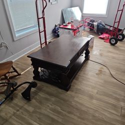 coffe table with rise up top 125 obo