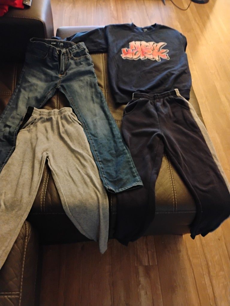 Boy Jeans And Sweat Pants And Hoodies