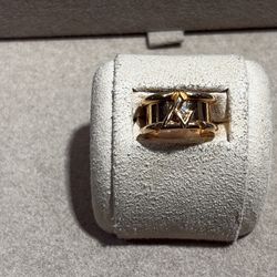 Gold Volt Band Ring 
