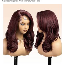 Kome Long Brown-Burgundy Wig-NEW 
