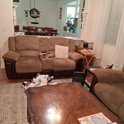 Sofa Set W/recliner