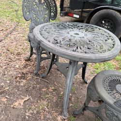 Garden table and chairs