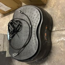 Vibration plate exercise machine