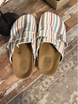 Slide on shoe