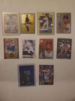 NM MLB Rookie And Insert Lot Of 10 Cards #1
