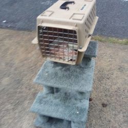 Small Cat Kennel +Cat Play Tree