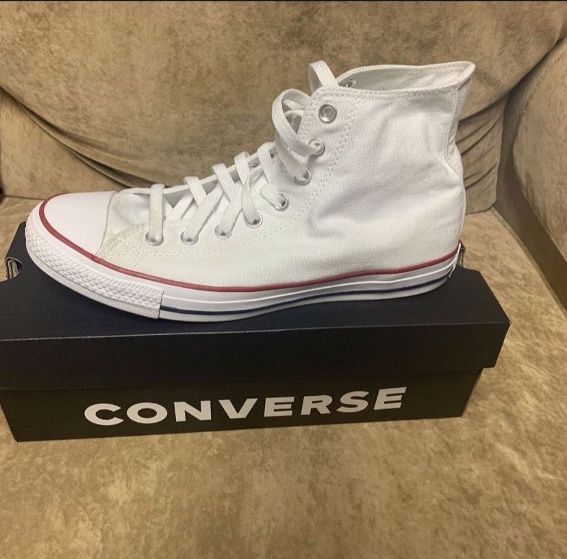 All White Converse