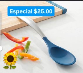 Especial Solo $25.00  Cuchara  Para Cosinar Silicon y Acero Inoxidable Princess House Ventas Finales