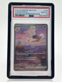 Pokémon TCG 151 Charizard Ex 199/165 English PSA 10