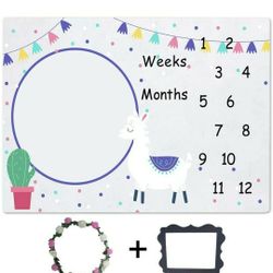 Brand New - Baby Milestone Blanket