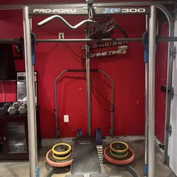 Pro Form Xp300 Smith Machine With Weights 
