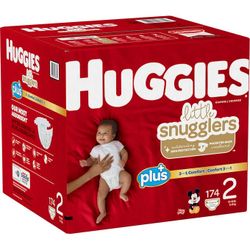 Huggies Little Snugglers Size 2 - 174 Count