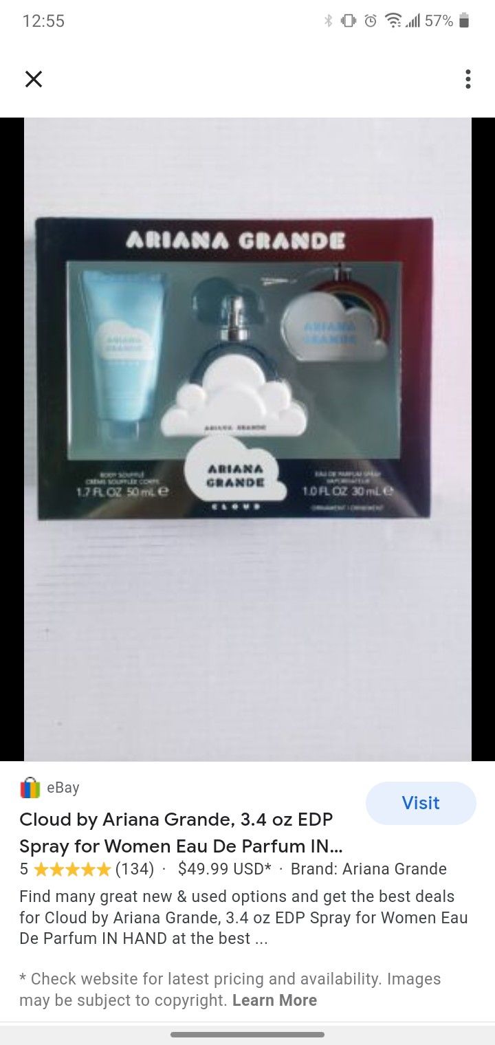 Arianna grande Perfume Set