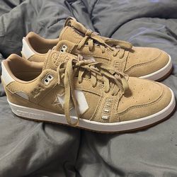 Converse AS-1 Pro Nomad Khaki & White Skate Shoes