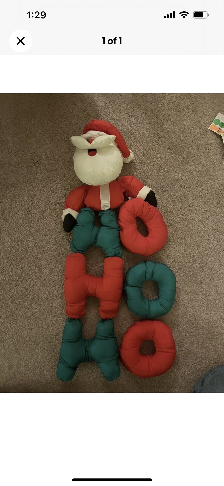 Vintage Christmas puffalump