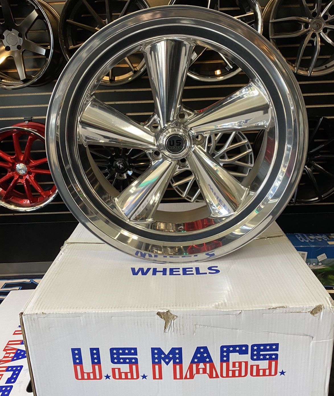American Racing 18”-22” Polish Wheels 5 Lug 