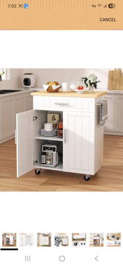 🔥Brand New!🔥 Bar Cabinet on Wheels