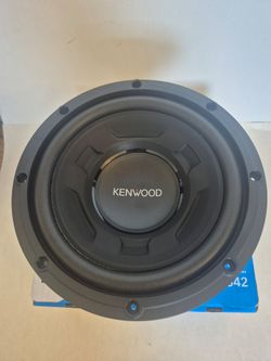 KENWOOD ( 1 ) 10 INCH SINGLE VOICE COIL CAR SUBWOOFER 1300 WATTS MAX POWER