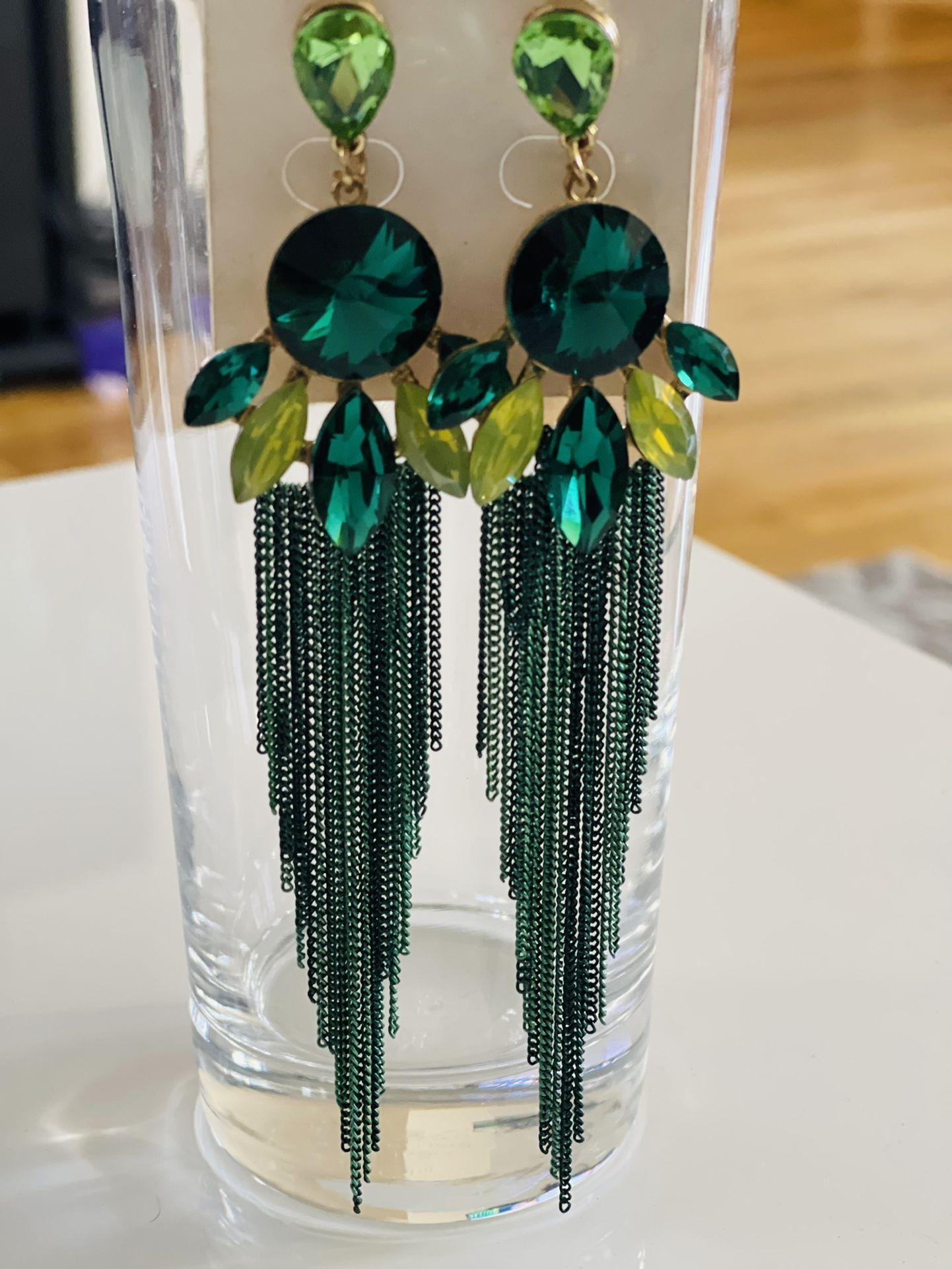 101SANTEKI Tassel Earrings For Women. Chain Fashion Long Fringe Silver Dangle Earrings For Women Gift Earings
