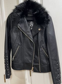 GUESS Wilsons Leather Jacket New