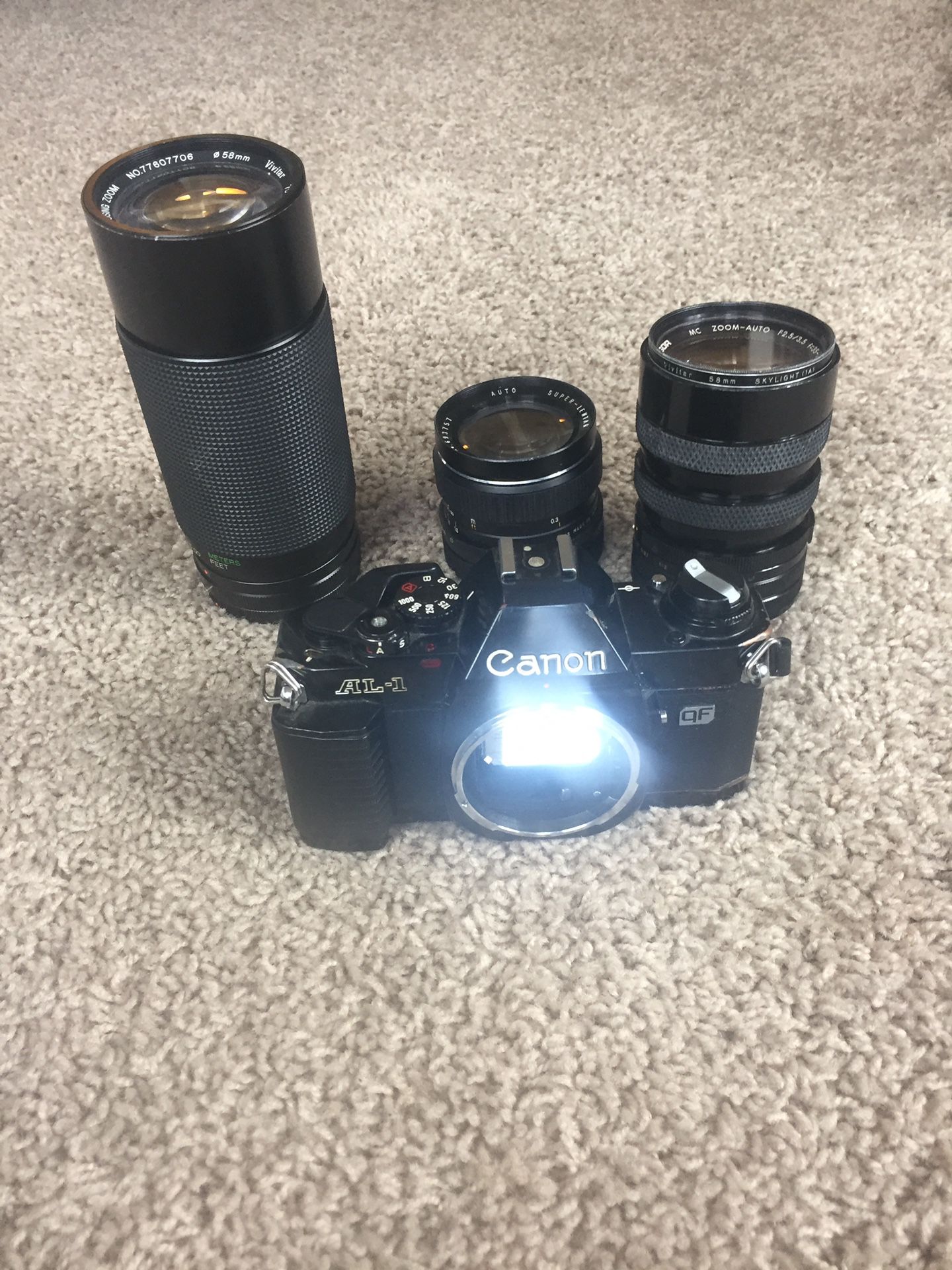 Canon Al-1 QF and lenses (OBO)