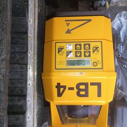 Construction Laser Level System – LB-4 Laser Beacon + Rod-Eye Receiver