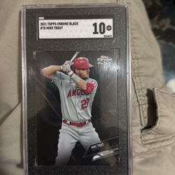 Mike Trout Graded 10 Card