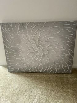 3D textured cavas set of 2