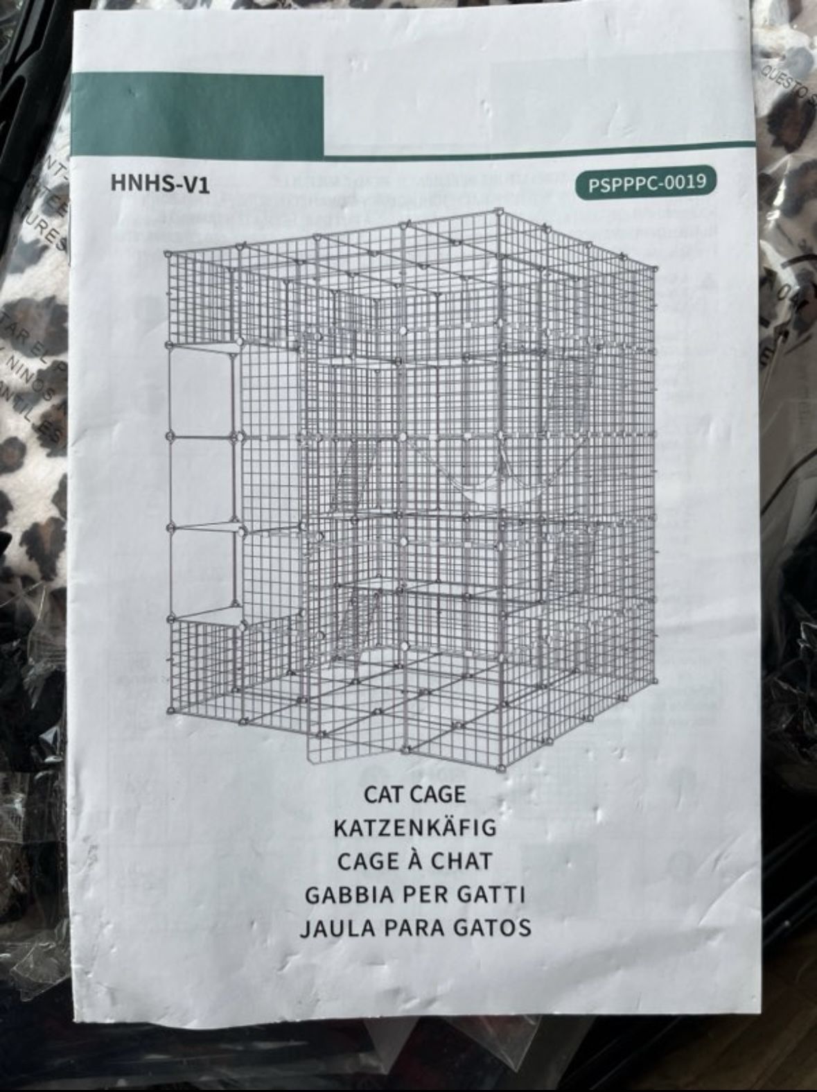 Cat Cage Indoor Large with Storage Cube DIY Outdoor Catio Cat Enclosures Metal Cat Playpen with Hammock Platforms for 1-4 Cats 5 Tiers Cat Kennel