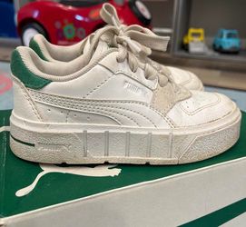 Puma Kids Low-Top Sneakers White Green