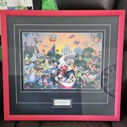 Disney World Lithograph