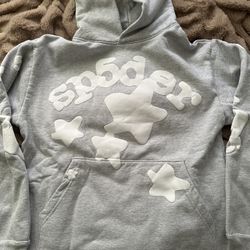 Beluga Gray Sp5der Hoodie