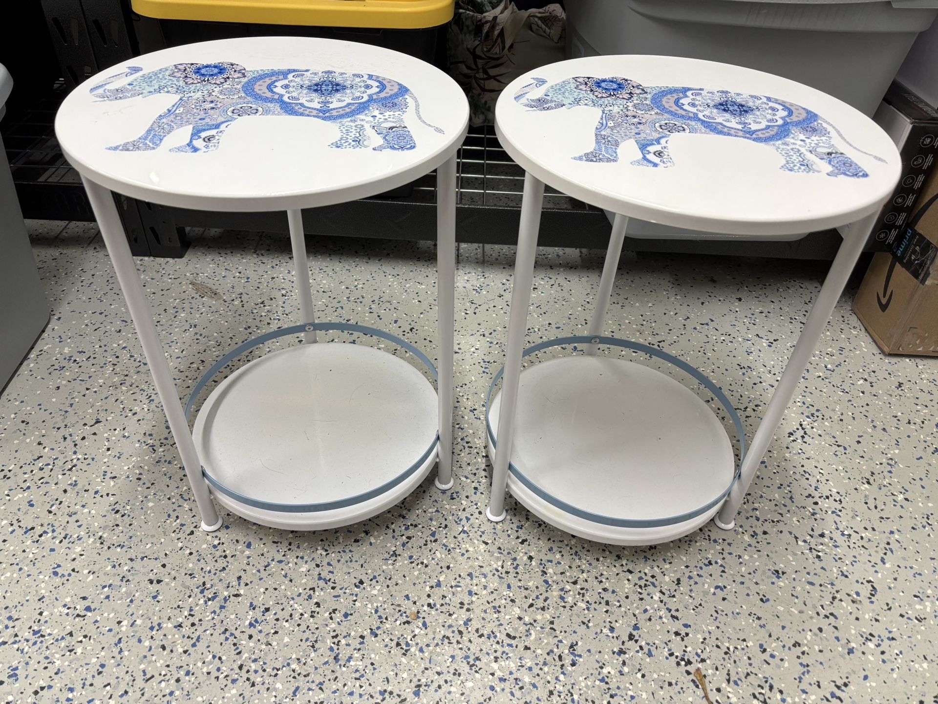 Two Matching Small Tables