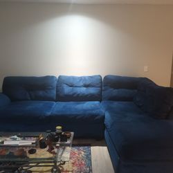 Blue Sectional
