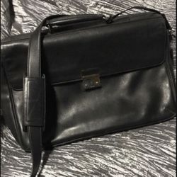 Black Coach Leather Business Tote (legal size)